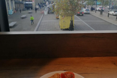 Typisches Breakfast bevor die Heimreise angetreten wurde |
