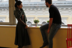 Samira and Matthias at LBG Second Module